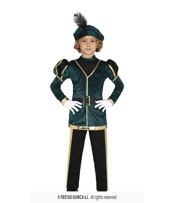 Hoofdpietje Kostuum Kind Groen/Zwart