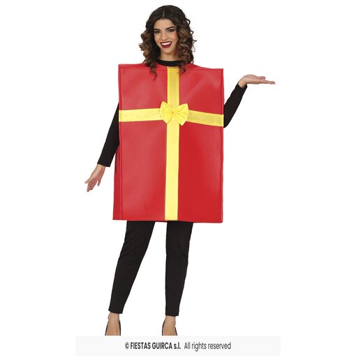 Ingepakt Kado Gift kostuum Volwassenen