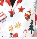 Witte Kerstmis Blazer Heren Kerstsymbolen
