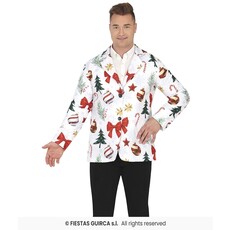 Witte Kerstmis Blazer Heren Kerstsymbolen
