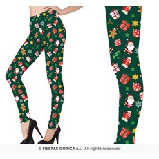 Groene Kerstmis Legging Prints