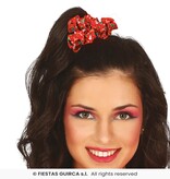 Kerstmis Scrunchie Rood