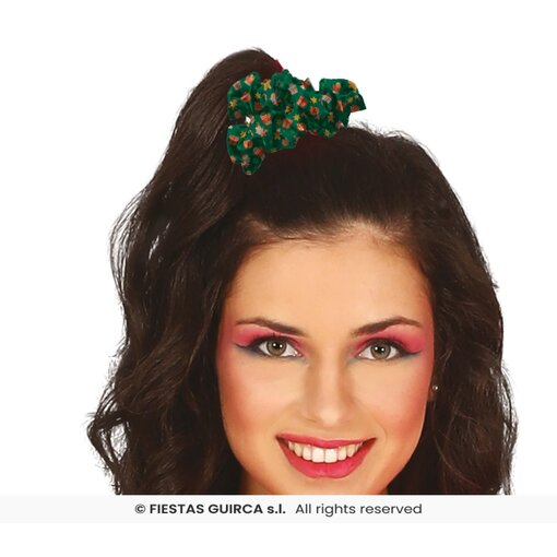 Kerstmis Scrunchie Groen