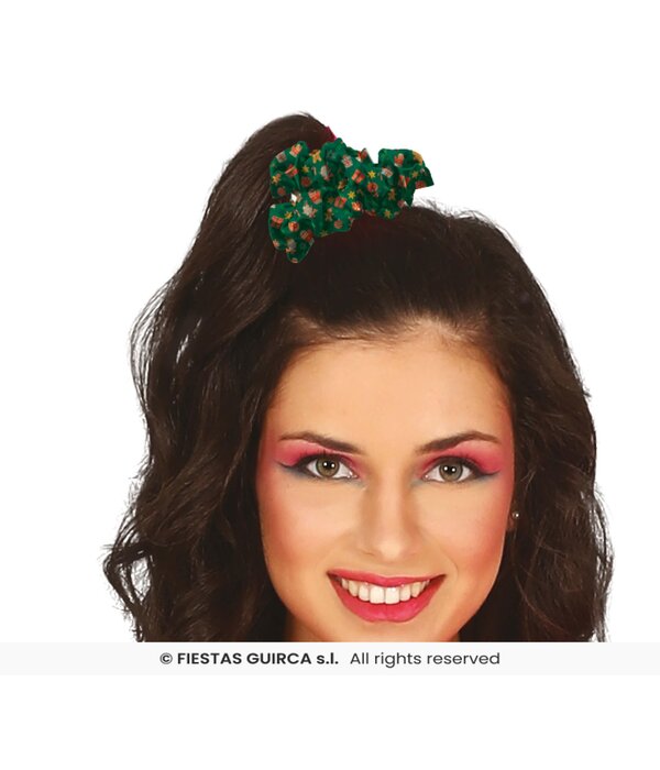 Kerstmis Scrunchie Groen