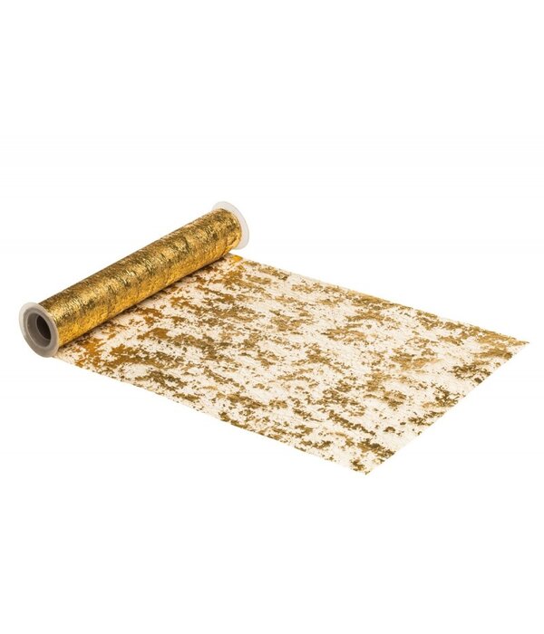 Tafelloper Goud Shiny 29cm x 5m