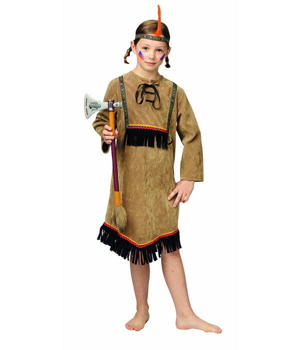 Indianenjurk + hoofband meisje Blackfeet