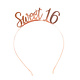 Diadeem Sweet 16 Rosegoud