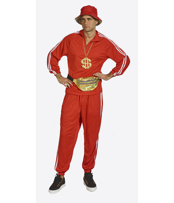 Rood Trainingspak + Hoed Anthony