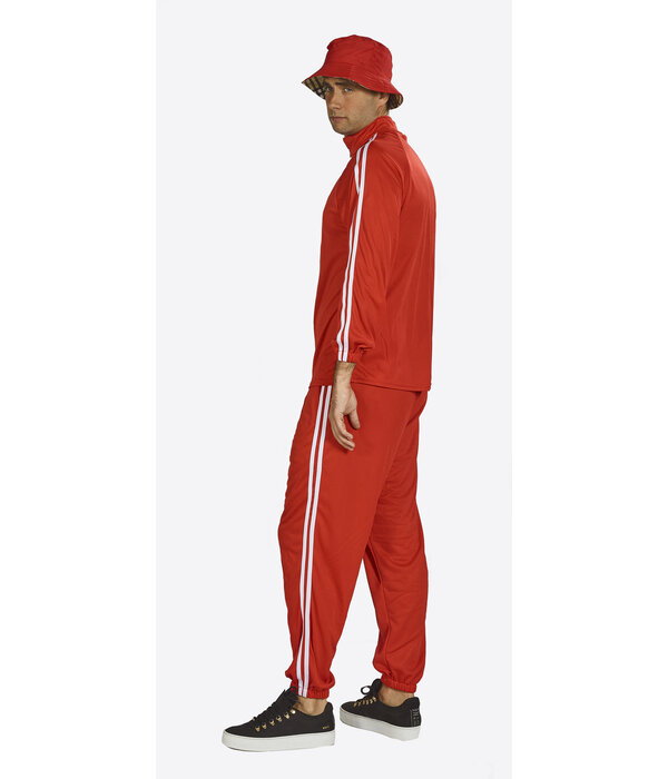 Rood Trainingspak + Hoed Anthony