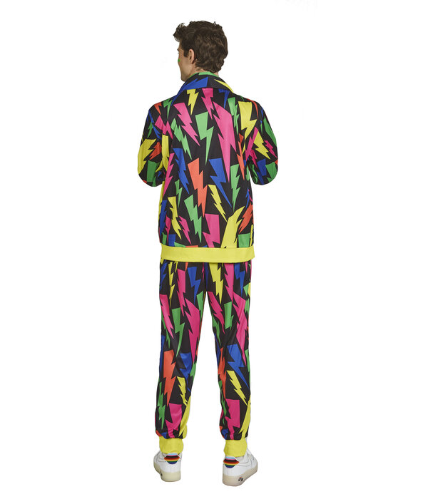 Kostuum Training Neon Bliksem Man