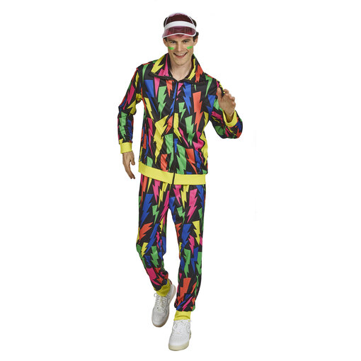 Kostuum Training Neon Bliksem Man