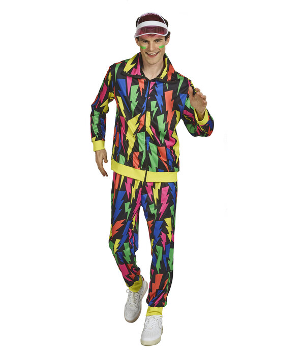 Kostuum Training Neon Bliksem Man