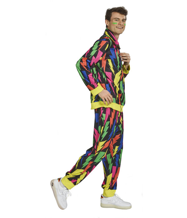 Kostuum Training Neon Bliksem Man