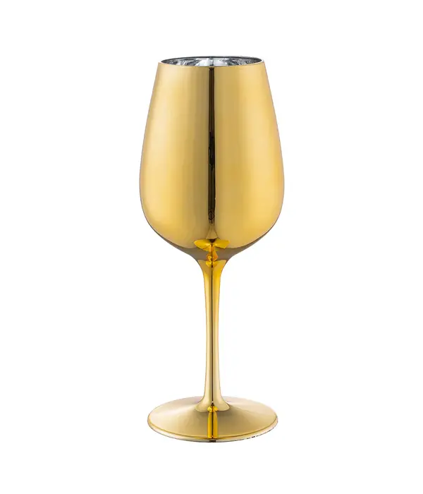 Wijnglas Glamour Goud (450ml)