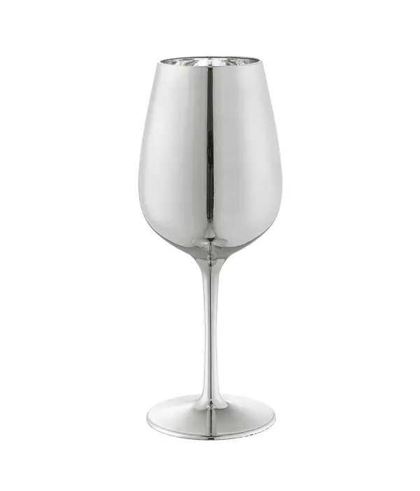 Wijnglas Glamour Zilver (450ml)