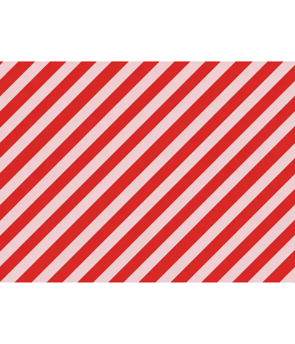 Inpakpapier Zuurstok Rood/Roze (70x200cm)