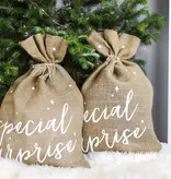 Jute Kerstman Zak Special Surprise (40x55cm)