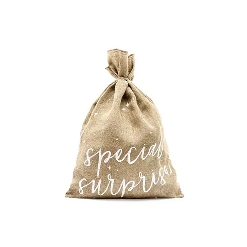 Jute Kerstman Zak Special Surprise (40x55cm)