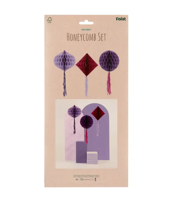Honeycombs Posh Purple (3st)