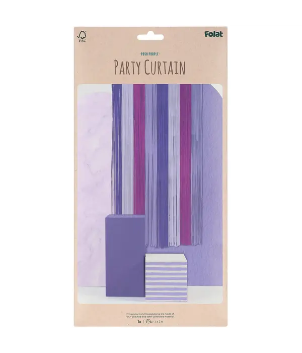 Deur Gordijn Posh Purple