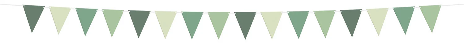 Vlaggenlijn Serene Sage Groen (6m)