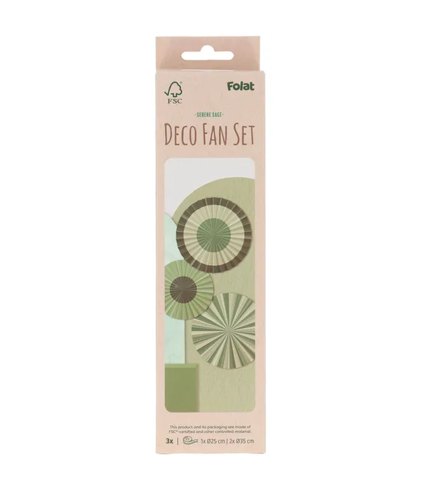 Decoratieve Rozetten Serene Sage Groen (3st)