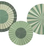 Decoratieve Rozetten Serene Sage Groen (3st)