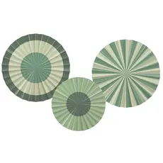 Decoratieve Rozetten Serene Sage Groen (3st)