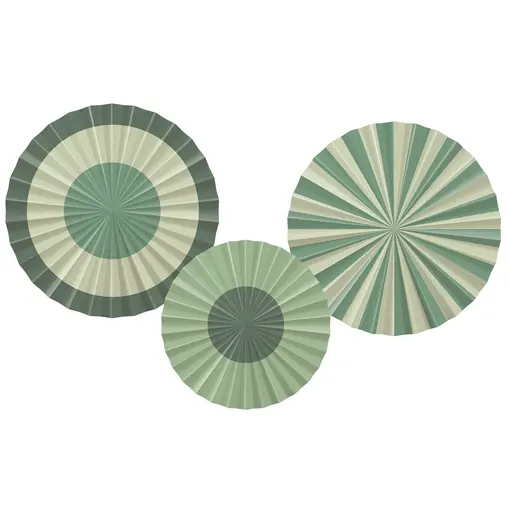 Decoratieve Rozetten Serene Sage Groen (3st)