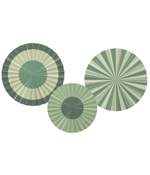 Decoratieve Rozetten Serene Sage Groen (3st)