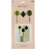 Honeycombs Serene Sage Groen (3st)