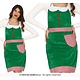 Kerst Schort Elf Fluweel Groen Vrouw