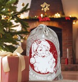 Cadeauzak Kerstman Grijs Greetings (40x55cm)