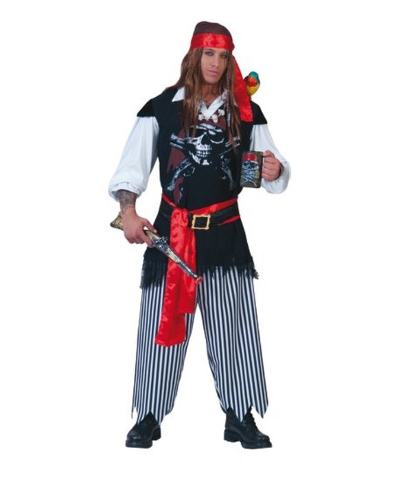 Piratenkostuum Sailor 4-delig