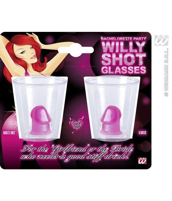 Borrelglaasjes met piemel