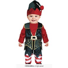 Kerst Elfje Baby Jongen Fluweel