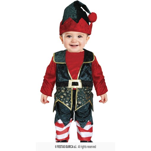 Kerst Elfje Baby Jongen Fluweel