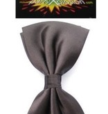 Vlinderstrik met elastiek Satijn zwart