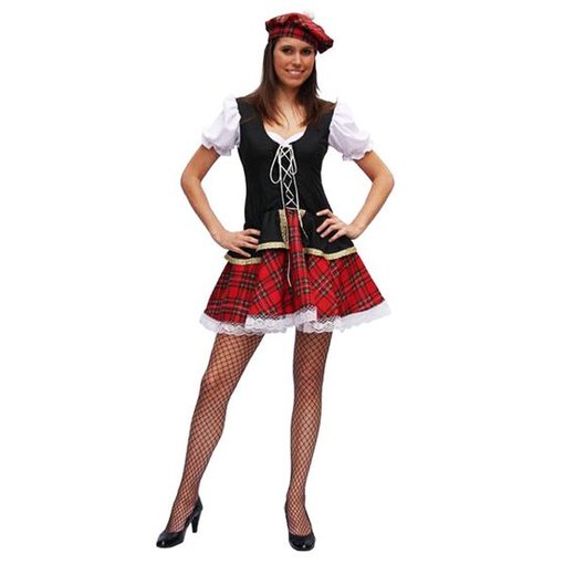 Schots kostuum vrouw