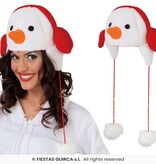 Muts Sneeuwpop met Oorwarmers