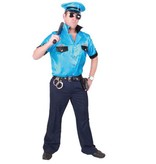 Kostuum macho politie man
