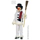 Sneeuwman Kind Flanel & Pluche Kostuum