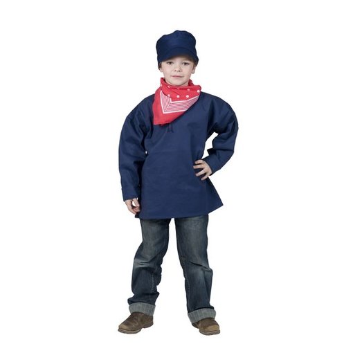 Boeren blauwe kiel kind