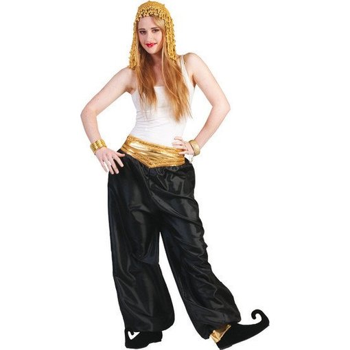 Broek Ali Baba vrouw deluxe zwart Mix & Match