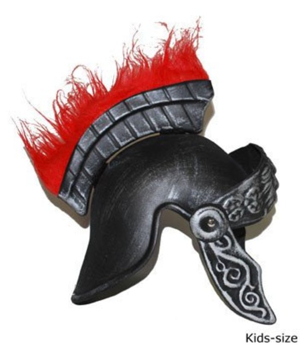 Ridderhelm kind met rode pluim