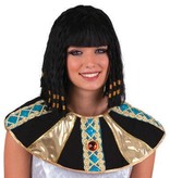Pruik Cleopatra met vlechtjes