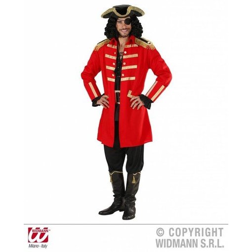 Rode Piraat/Kapitein kostuum