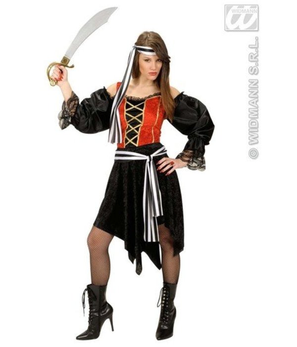 Boekanier vrouw kostuum