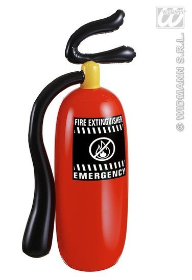 Brandblusser opblaasbaar 50cm afbeelding