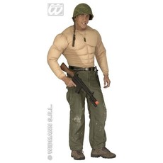 Spierballenshirt Bodybuilder kostuum